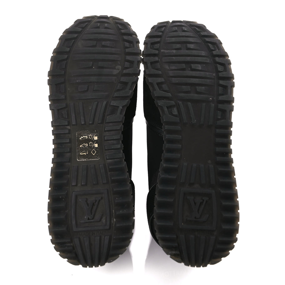 Louis Vuitton Calfskin Run Away Sneakers 38 Black Image 6