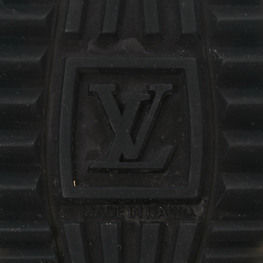 Louis Vuitton Calfskin Run Away Sneakers 38 Black Image 7