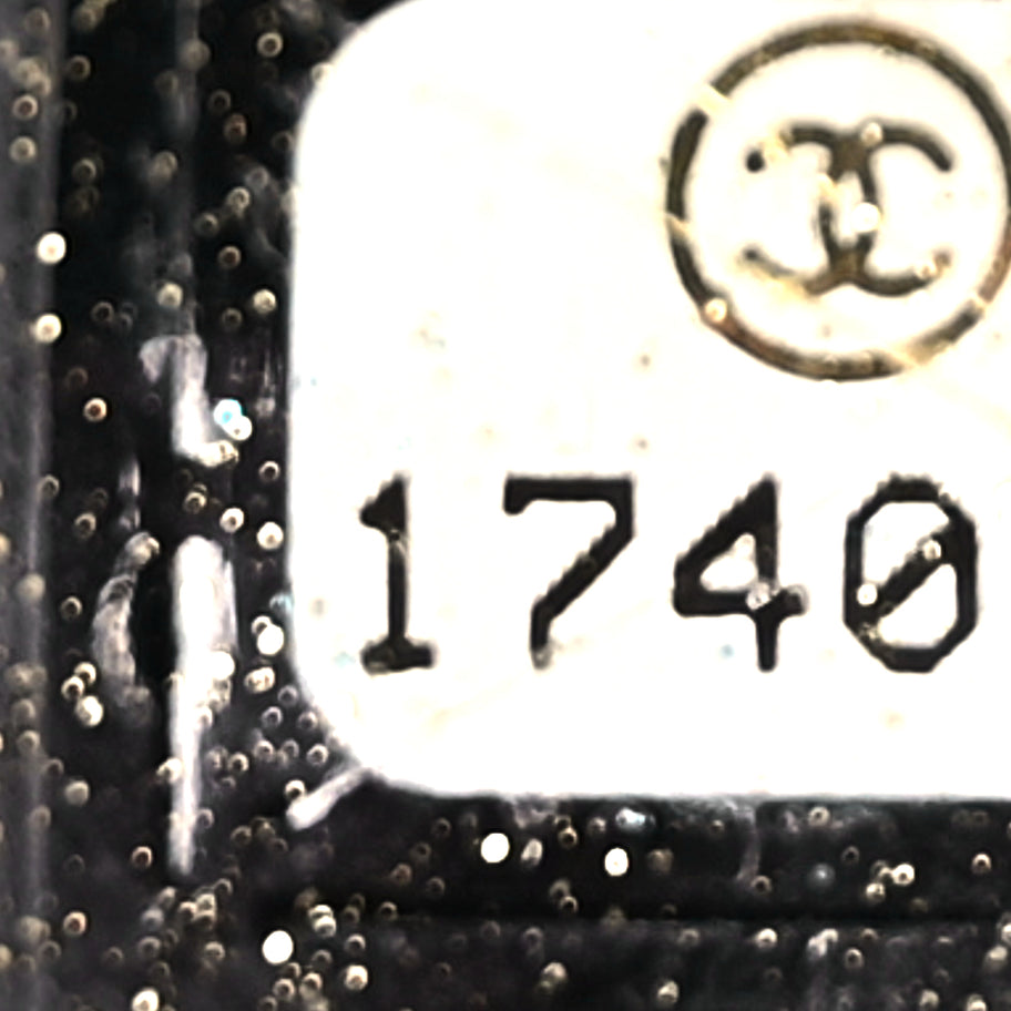 Chanel Lambskin Quilted Flap Cosmetic Case Black Image 7