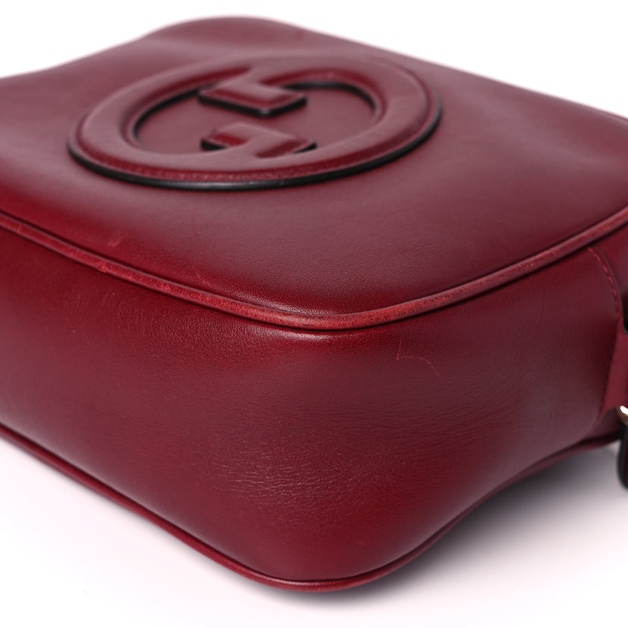 Gucci Calfskin Mini Blondie Bag  Rosso Image 9