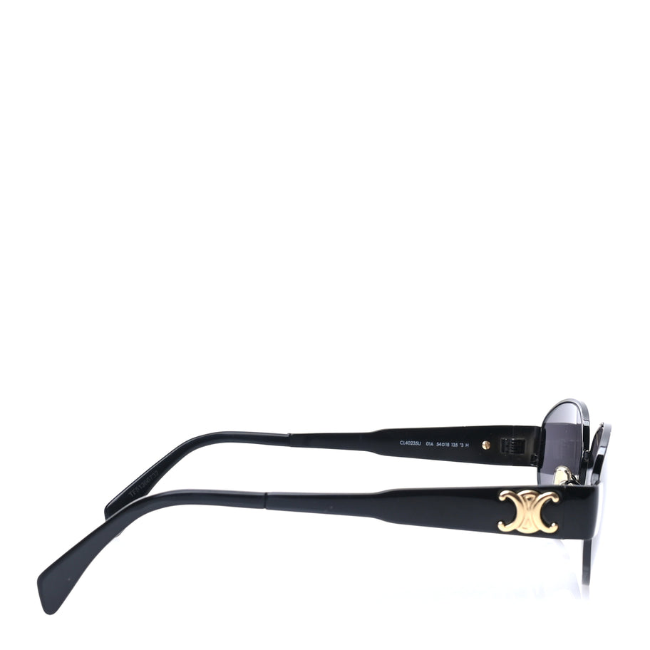 Celine Metal Triomphe 01 Sunglasses CL40235U Black Smoke Image 3