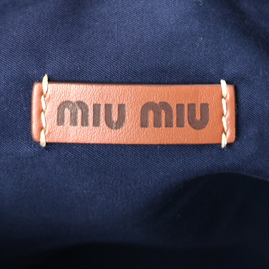 Miu Miu Fabric Crochet Pouch  Multicolor Image 5