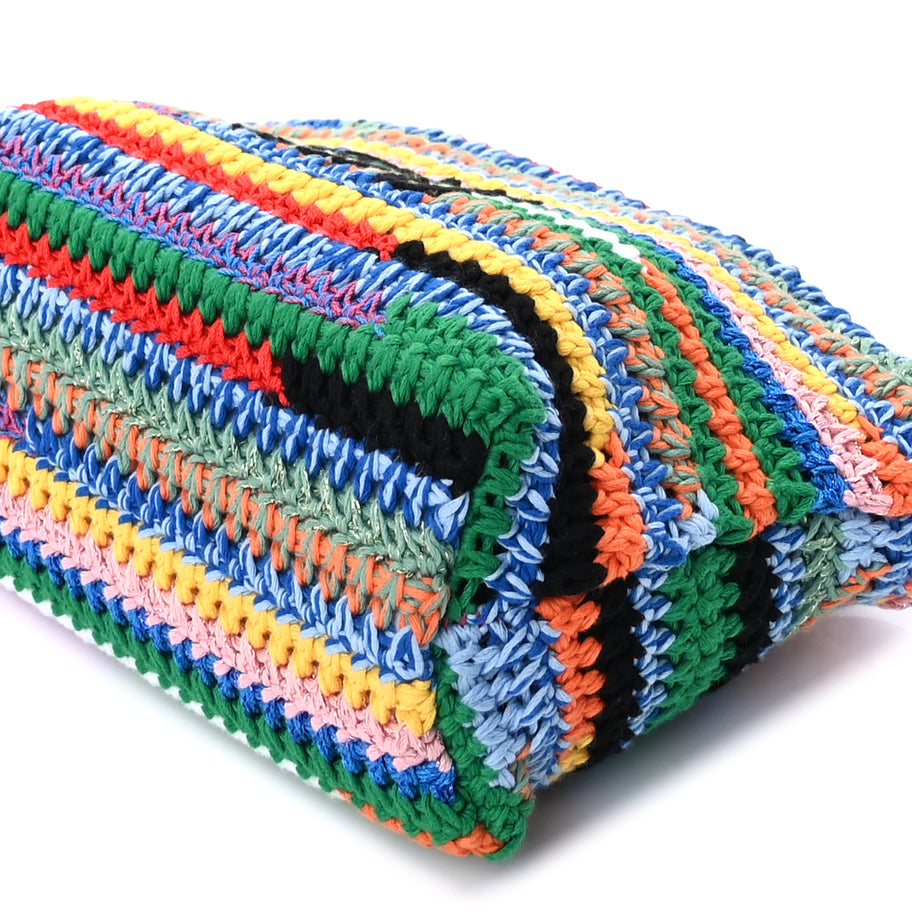 Miu Miu Fabric Crochet Pouch  Multicolor Image 8