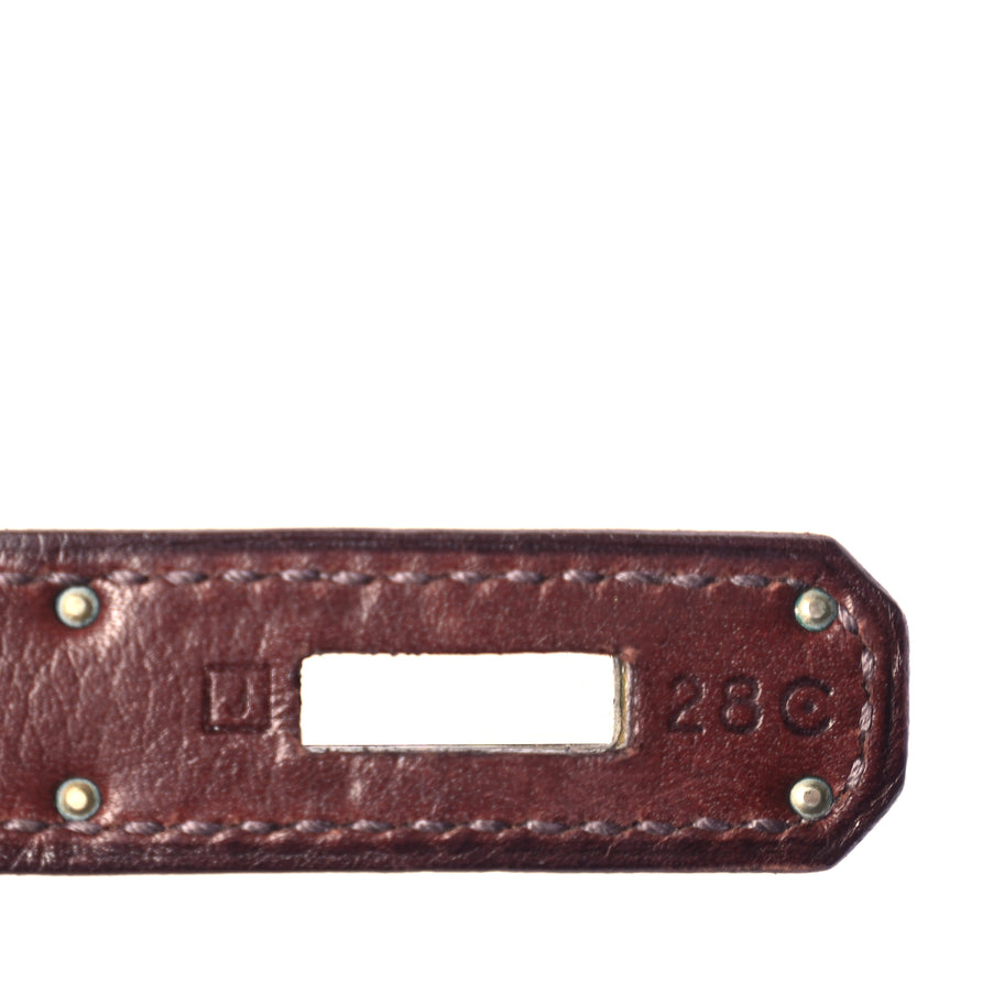 Hermes Evergrain Kelly Retourne 32 Havane Image 6