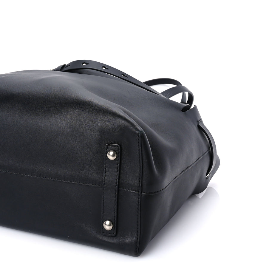 Burberry Soft Calfskin Medium Belt Bag  Black Image 8