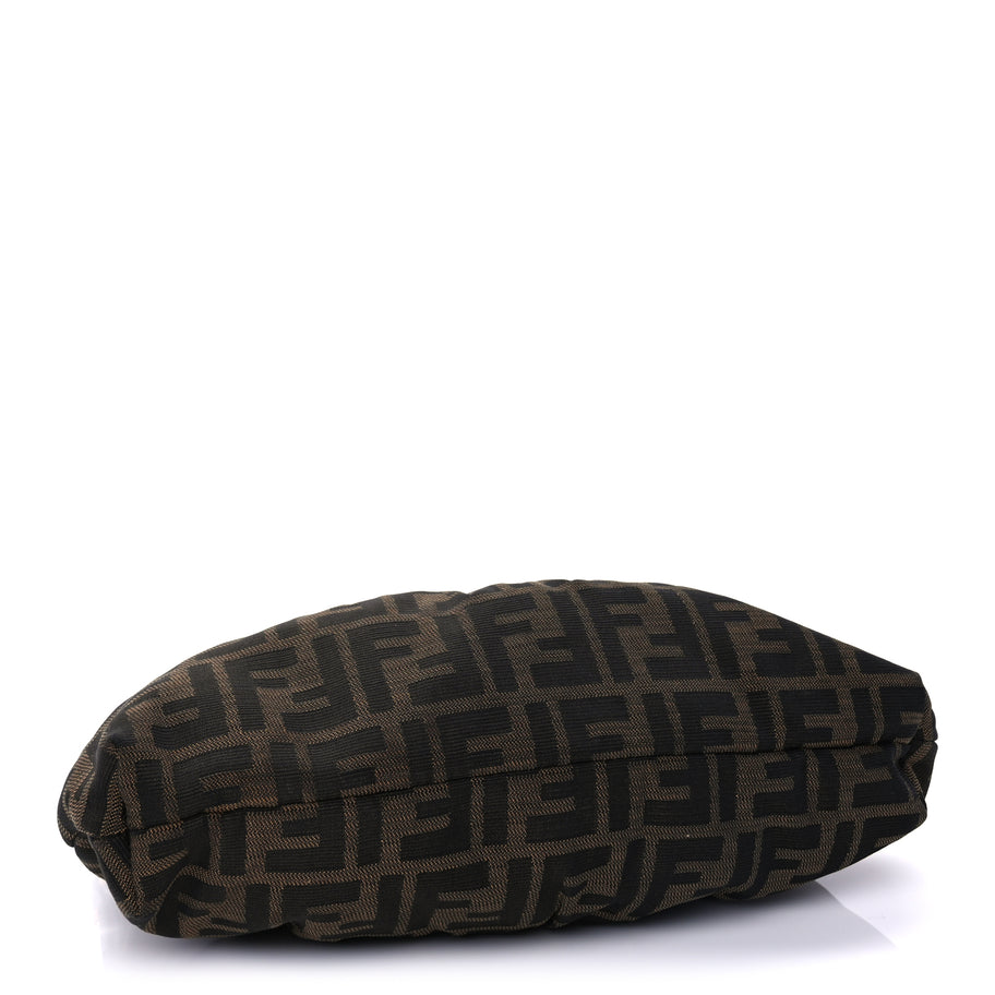 Fendi Zucca Small Chef Shoulder Bag  Tobacco Black Image 3