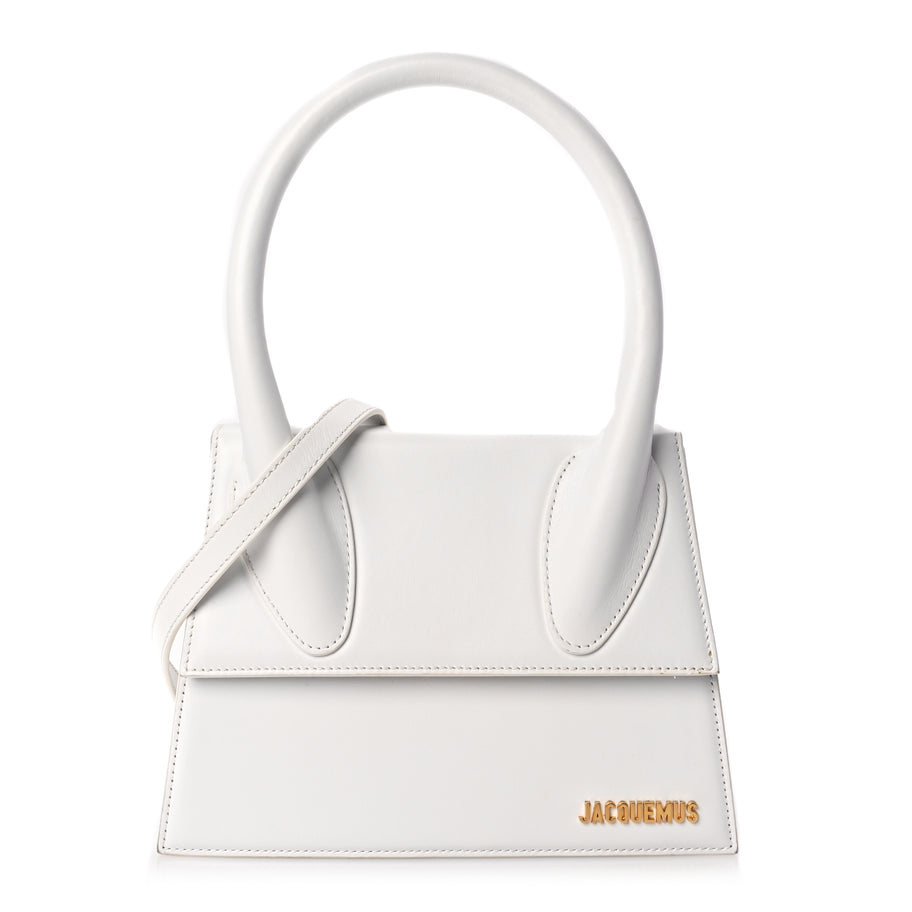 Jacquemus Smooth Calfskin Le Grand Chiquito White Image 1
