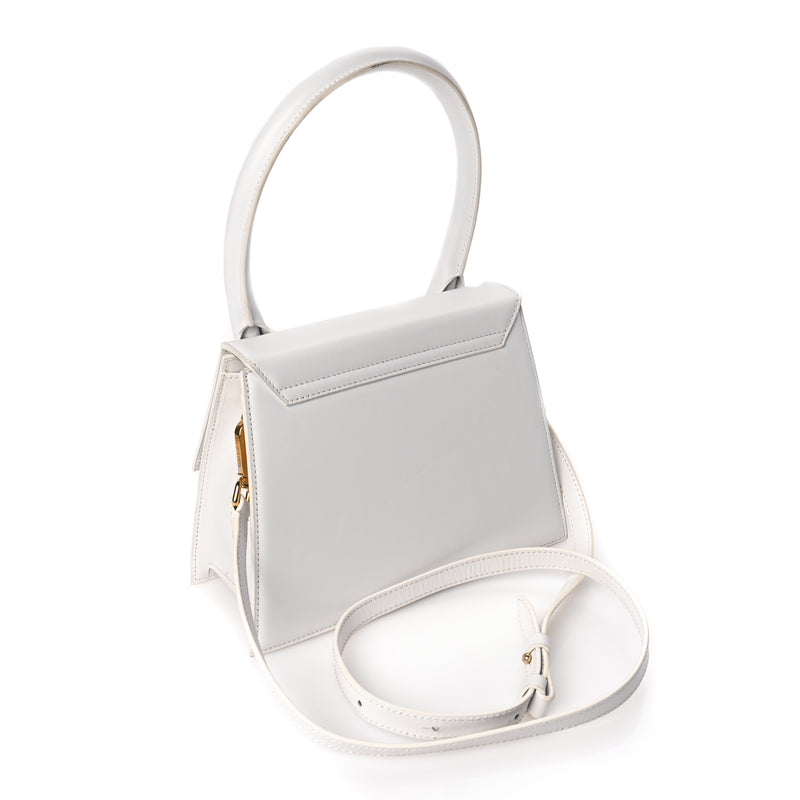  Jacquemus Smooth Calfskin Le Grand Chiquito White