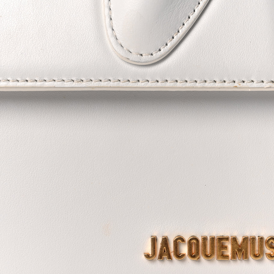 Jacquemus Smooth Calfskin Le Grand Chiquito White Image 6