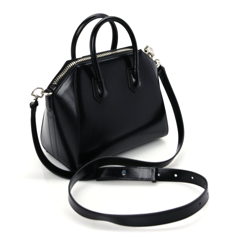 Givenchy Shiny Lord Calfskin Small Antigona Black Image 2