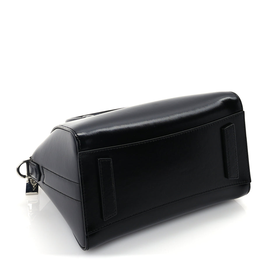 Givenchy Shiny Lord Calfskin Small Antigona Black Image 3