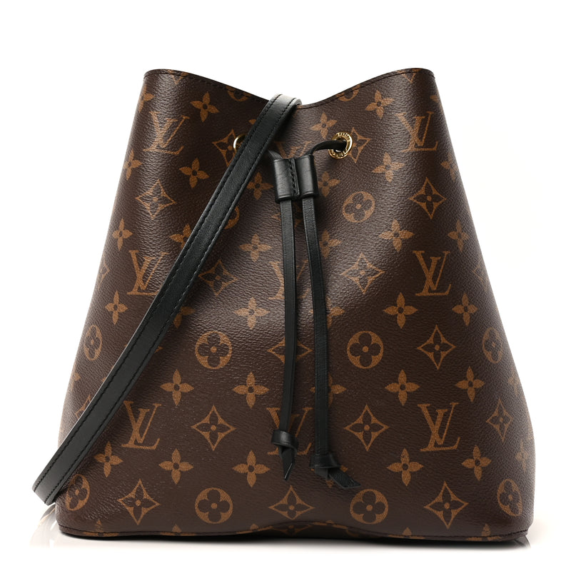  Louis Vuitton Monogram Neonoe MM Black