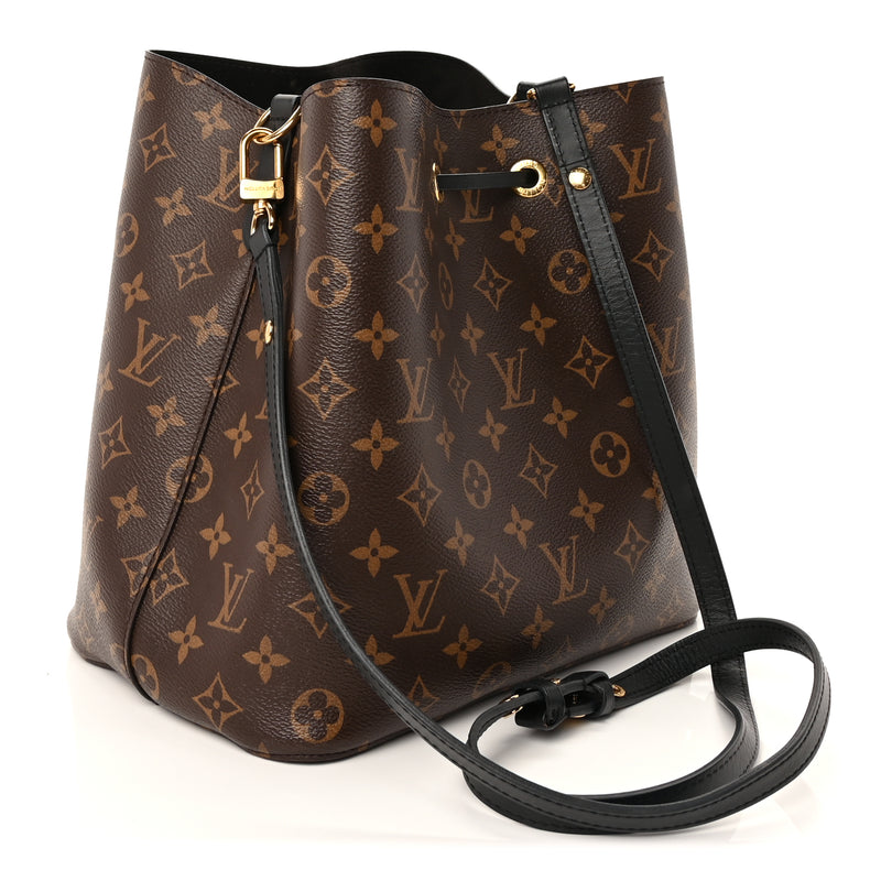  Louis Vuitton Monogram Neonoe MM Black