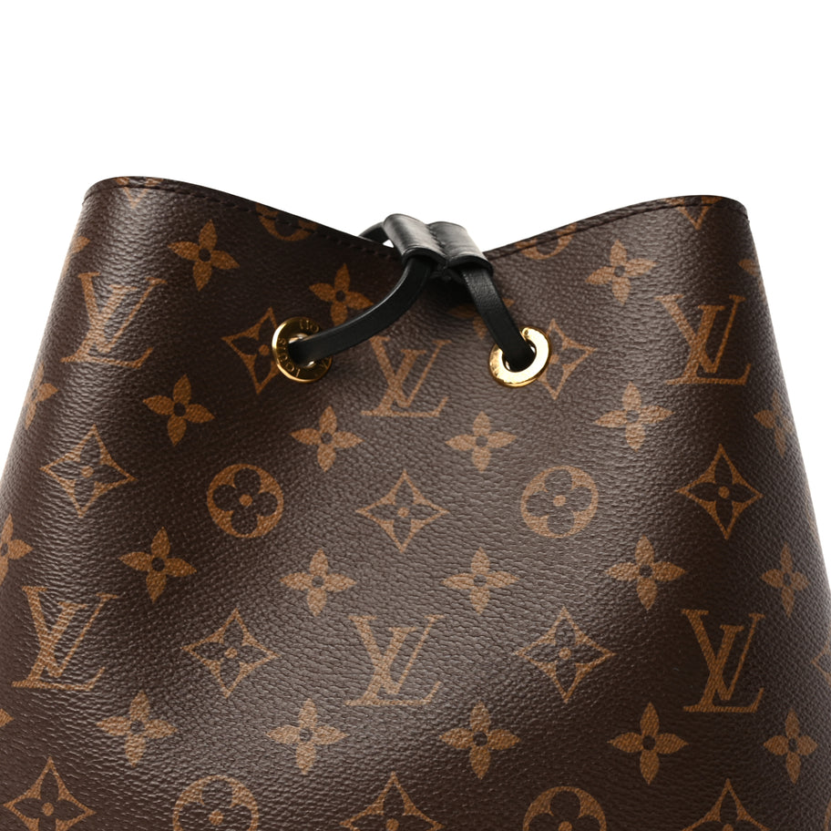 Louis Vuitton Monogram Neonoe MM Black Image 6