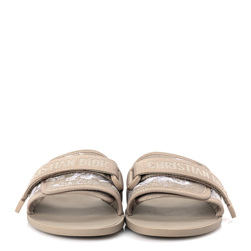  Christian Dior Cotton Toile De Jouy Dioriviera Dio(r)evolution Slide 40 Beige