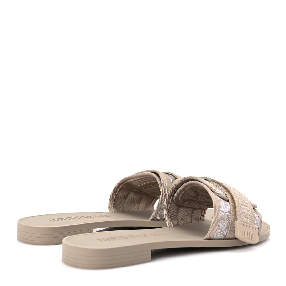 Christian Dior Cotton Toile De Jouy Dioriviera Dio(r)evolution Slide 40 Beige Image 4