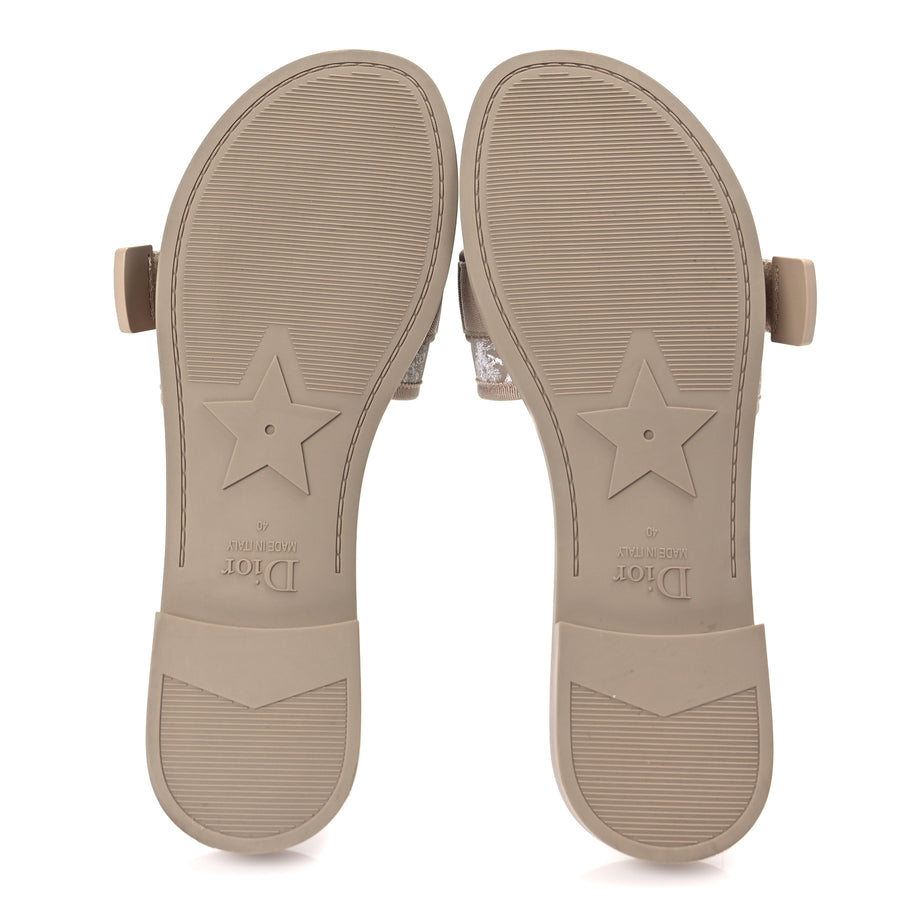 Christian Dior Cotton Toile De Jouy Dioriviera Dio(r)evolution Slide 40 Beige Image 7