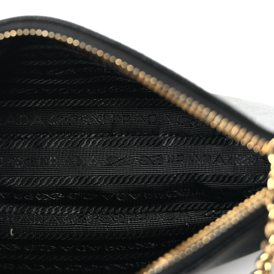 Prada Saffiano Lux Re-Edition 2000 Shoulder Bag Black Image 4