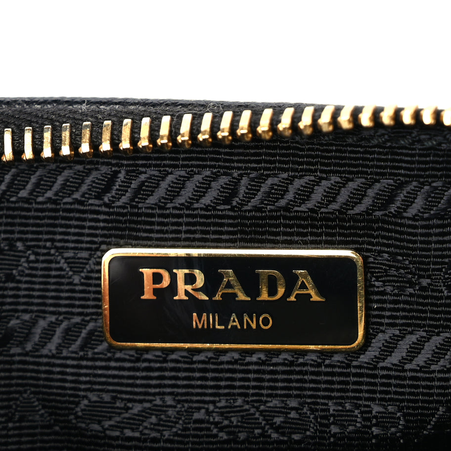 Prada Saffiano Lux Re-Edition 2000 Shoulder Bag Black Image 5