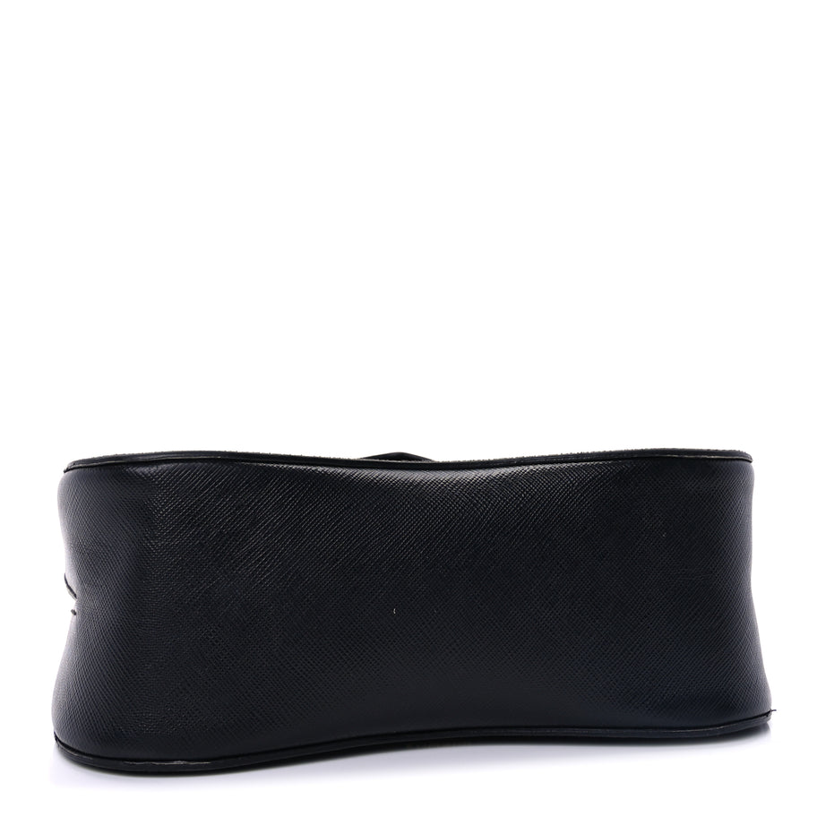 Prada Saffiano Lux Sidonie Top Handle Bag Black Image 3