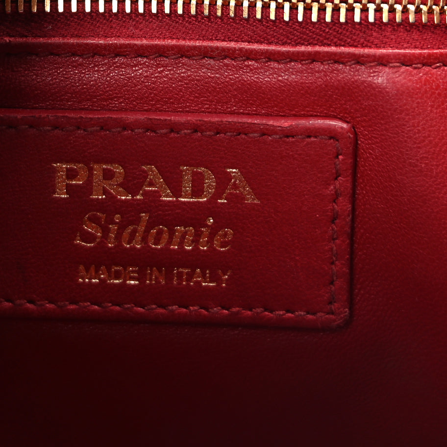 Prada Saffiano Lux Sidonie Top Handle Bag Black Image 5