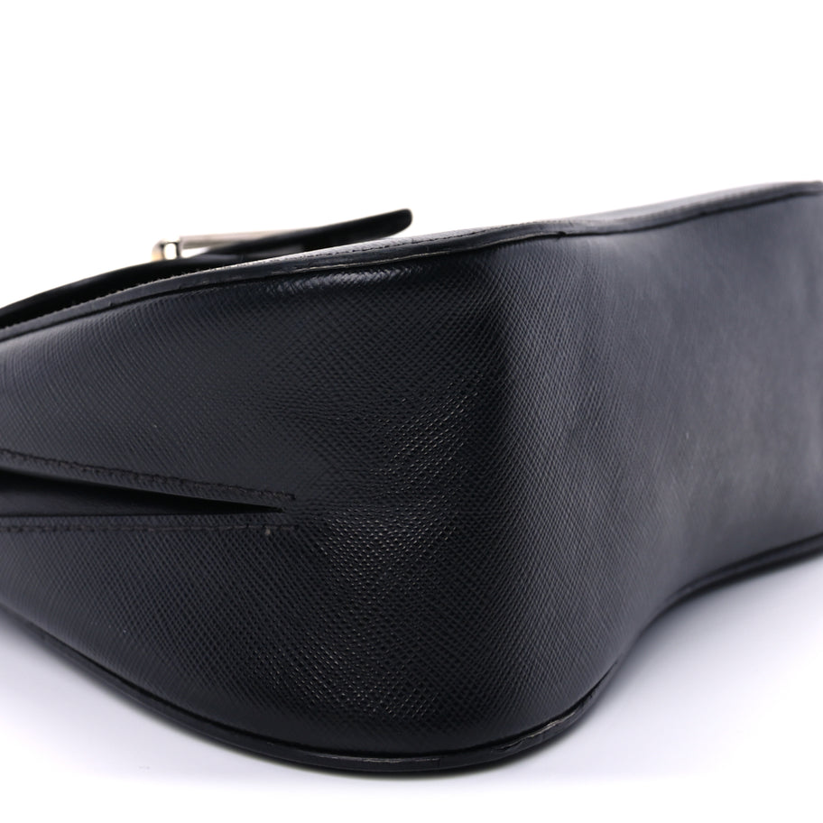 Prada Saffiano Lux Sidonie Top Handle Bag Black Image 7