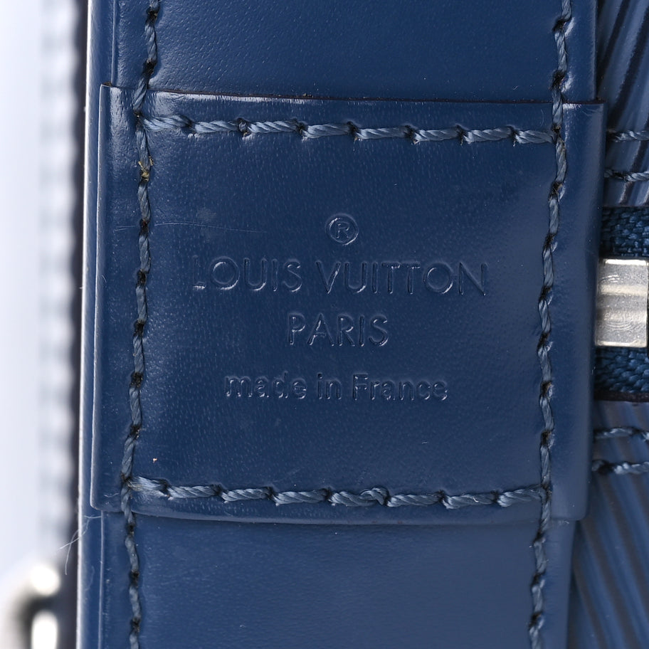 Louis Vuitton Epi Alma GM Indigo Image 5