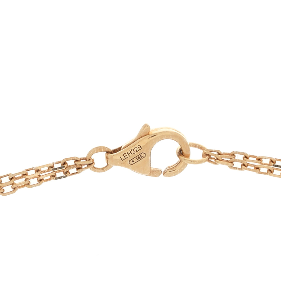 Cartier 18K Yellow Gold 2 Diamond LOVE Necklace Image 5