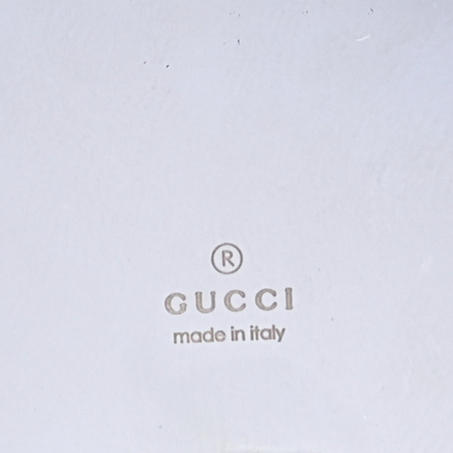 Gucci Enamel GG Cross Pin  Blue Image 3