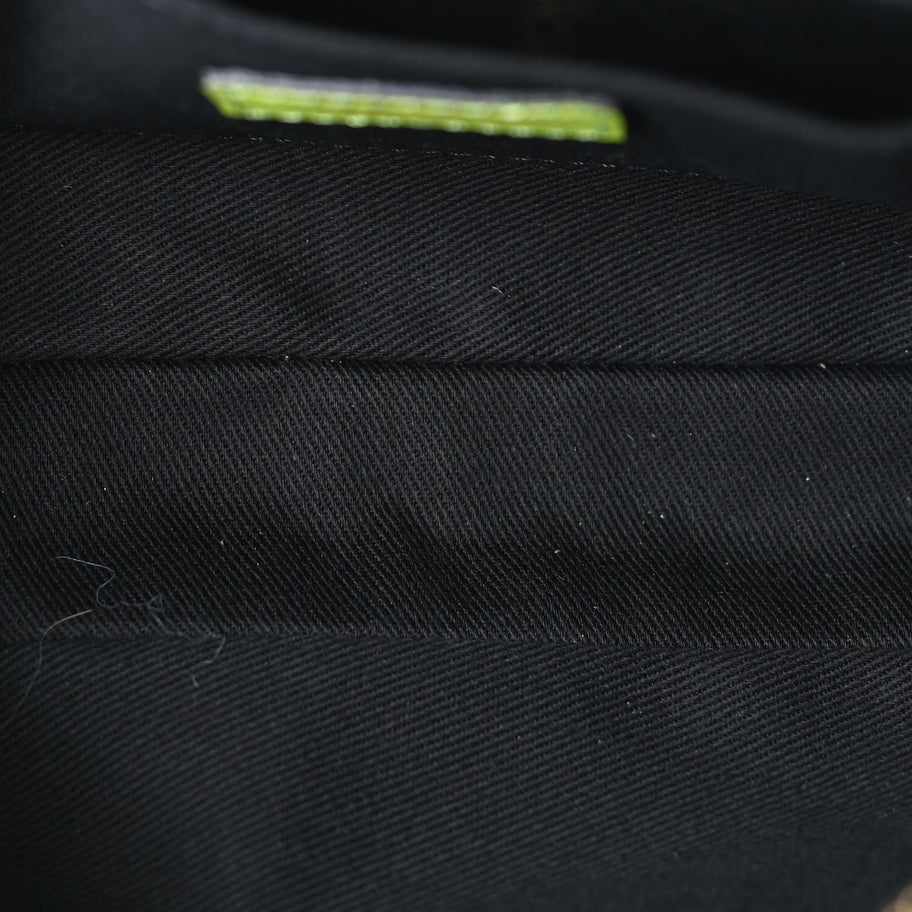 Versace Grained Calfskin Medusa Shoulder Bag  Lime Image 5