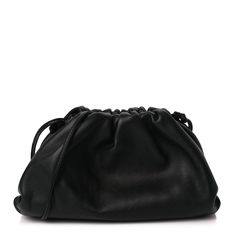  Bottega Veneta Butter Calfskin The Mini Pouch Black