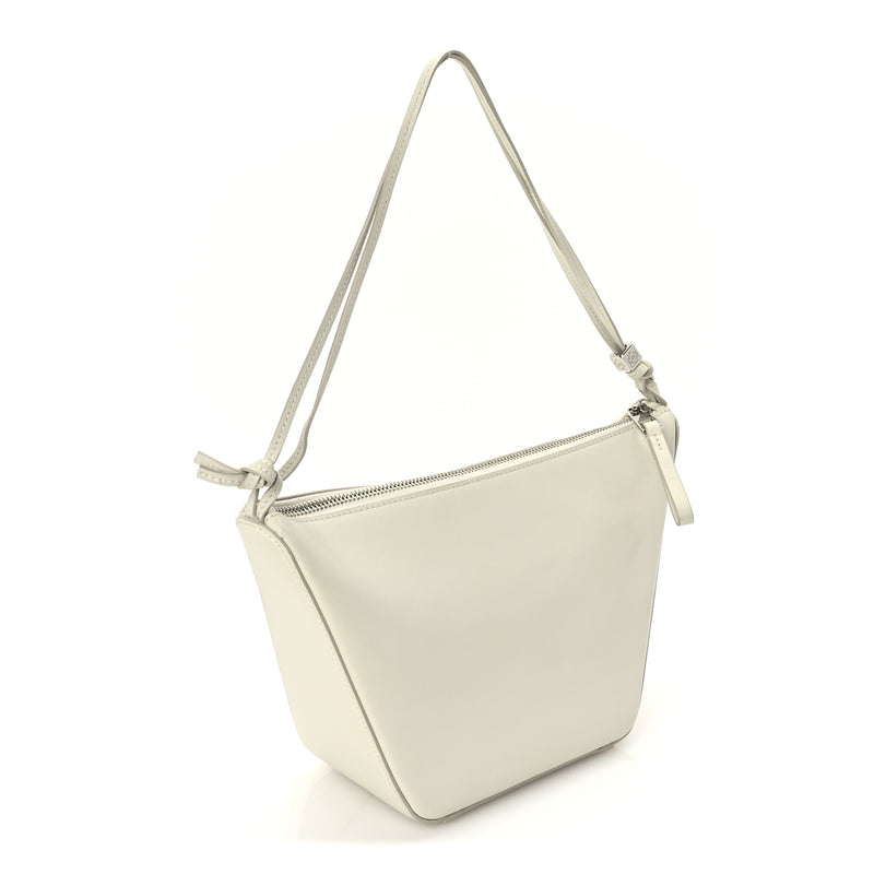  Loewe Calfskin Mini Hammock Hobo  Soft White