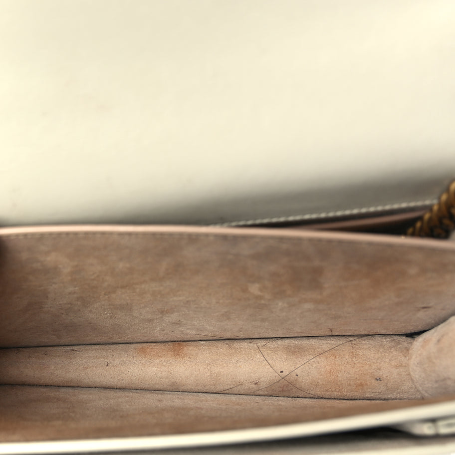 Saint Laurent Calfskin Medium Monogram Sunset  Crema Soft Image 4