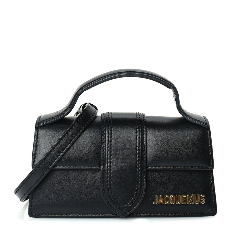  Jacquemus Smooth Calfskin Le Bambino Black