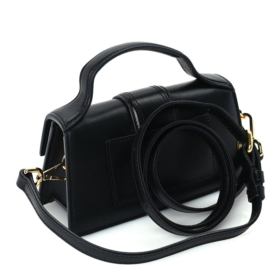 Jacquemus Smooth Calfskin Le Bambino Black Image 2