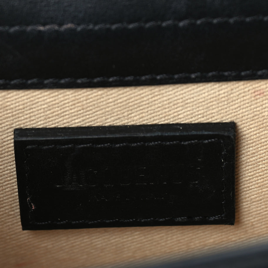 Jacquemus Smooth Calfskin Le Bambino Black Image 5