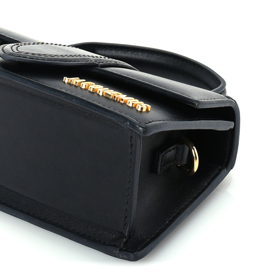 Jacquemus Smooth Calfskin Le Bambino Black Image 8