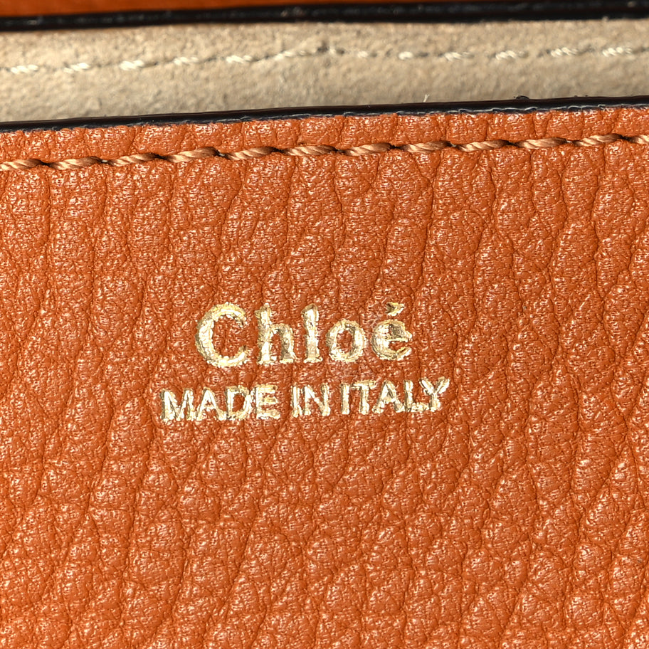 Chloe Grained Lambskin Mini Drew Shoulder Bag  Caramel Image 5