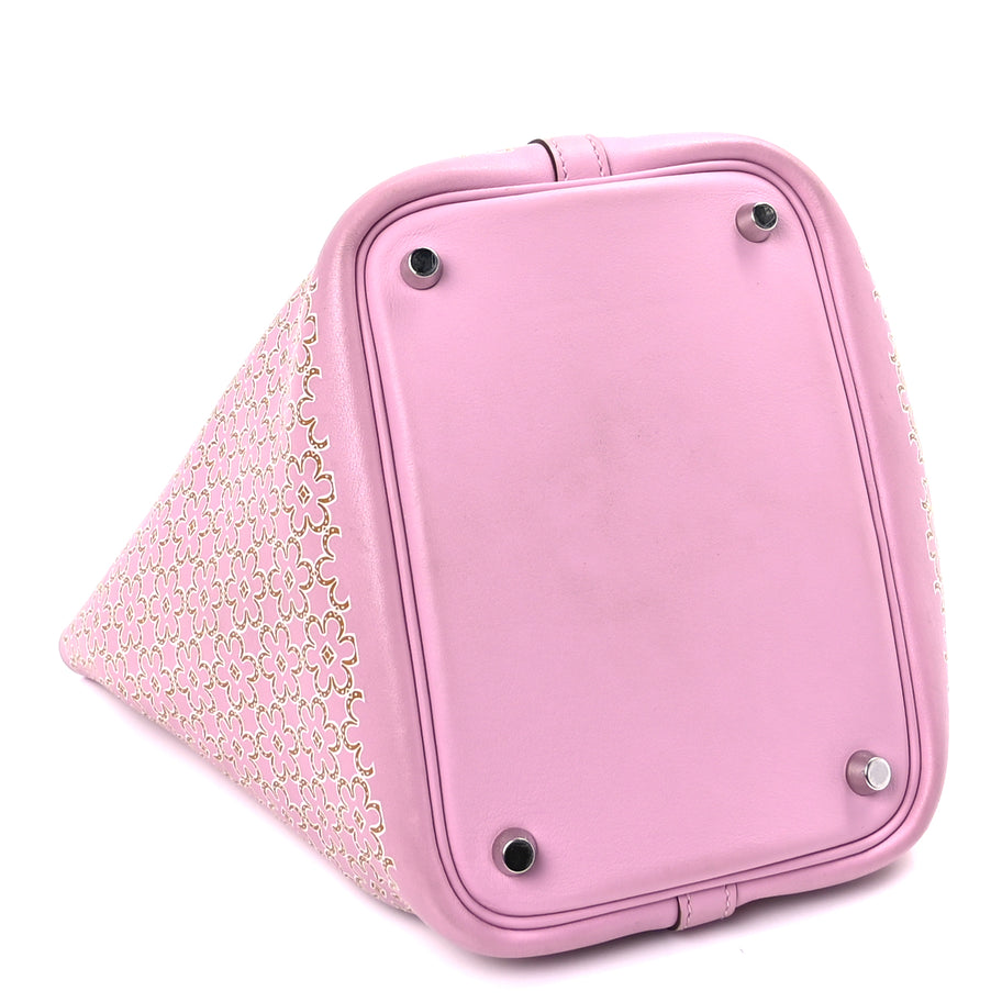 Hermes Swift Lucky Daisy Picotin Lock 18 PM  Mauve Sylvestre Image 3