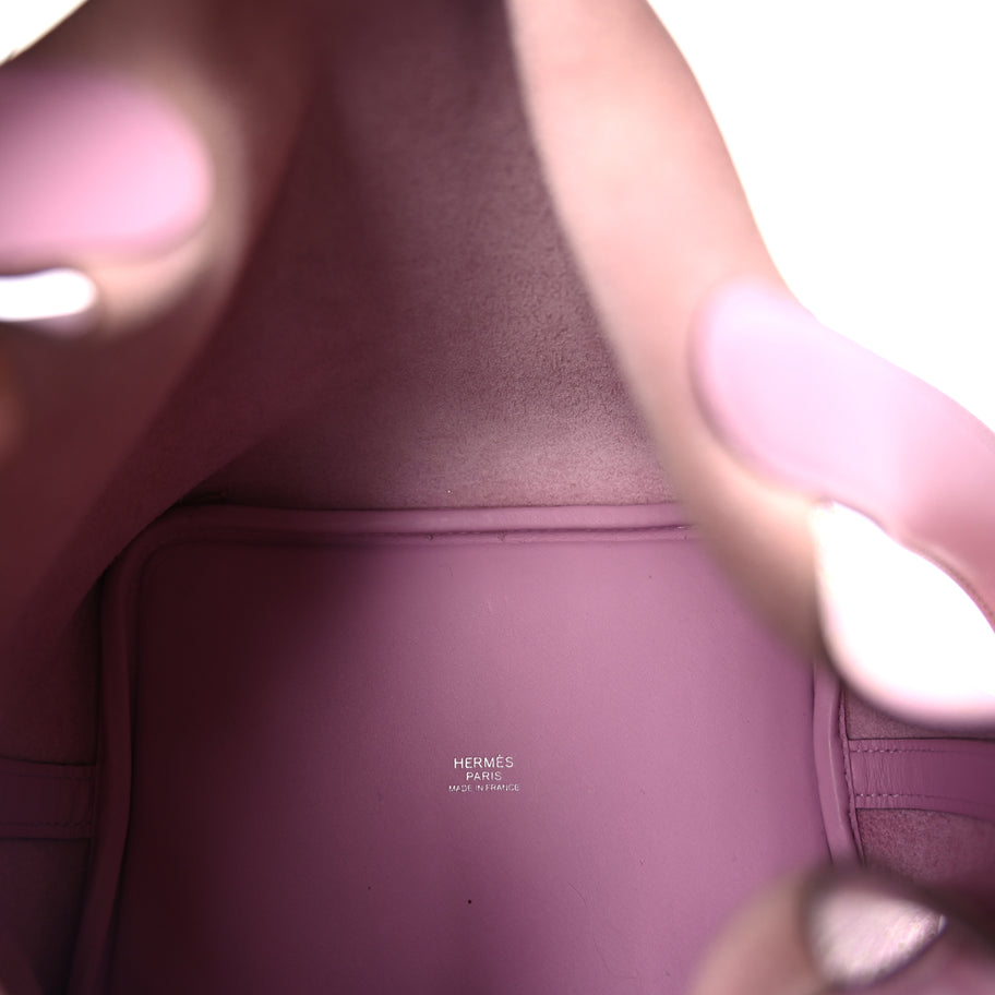 Hermes Swift Lucky Daisy Picotin Lock 18 PM  Mauve Sylvestre Image 4