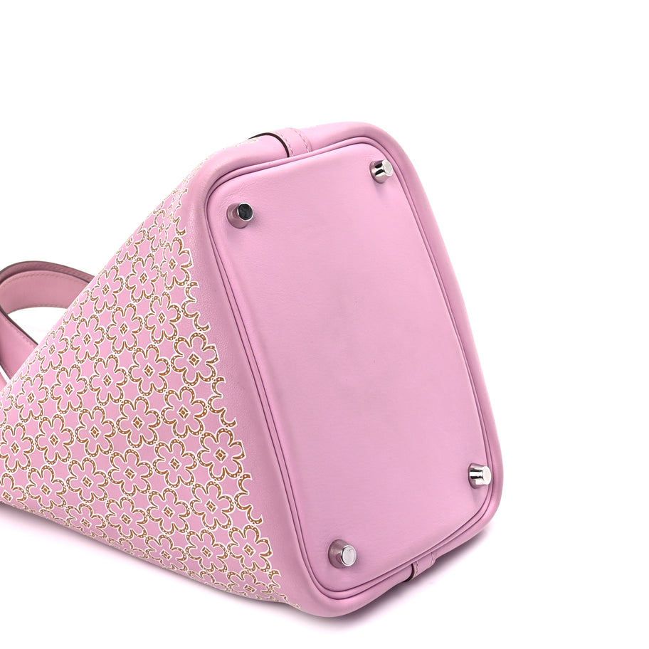 Hermes Swift Lucky Daisy Picotin Lock 18 PM  Mauve Sylvestre Image 8