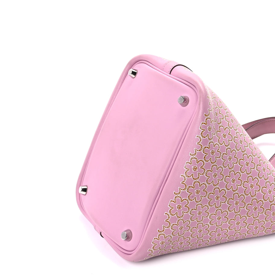 Hermes Swift Lucky Daisy Picotin Lock 18 PM  Mauve Sylvestre Image 9