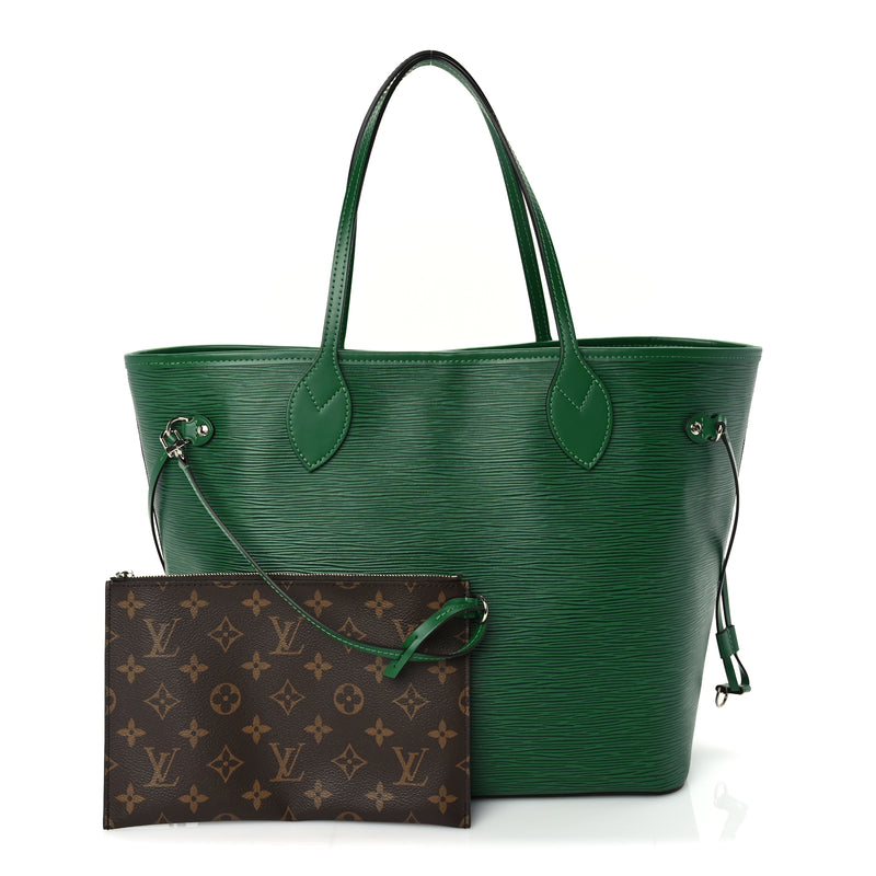  Louis Vuitton Epi Neverfull MM Borneo Green