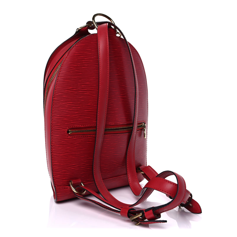  Louis Vuitton Epi Mabillon Backpack Rouge