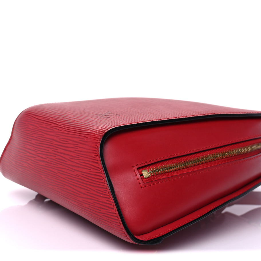 Louis Vuitton Epi Mabillon Backpack Rouge Image 7