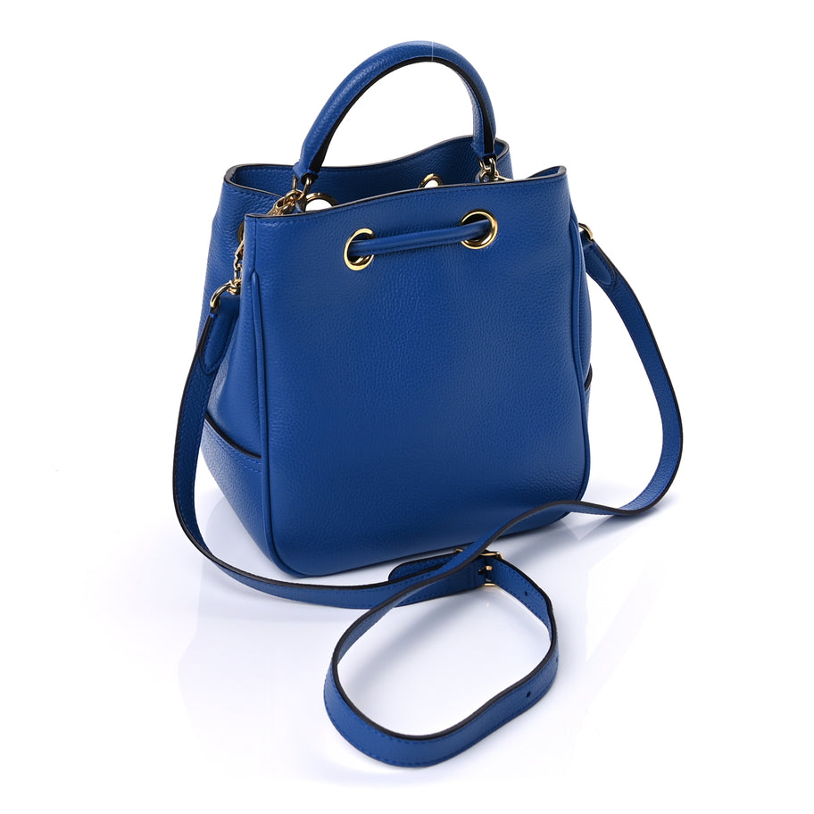 Mulberry Small Classic Grain Small Hampstead  Porcelain Blue Image 2