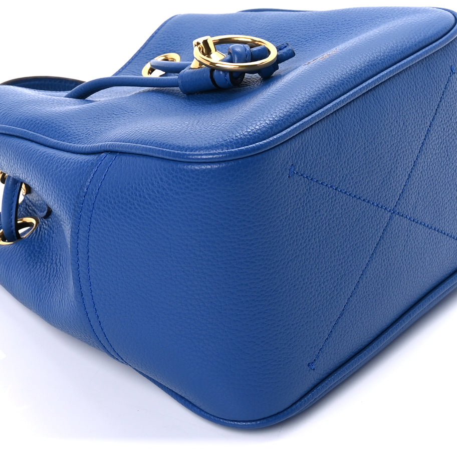 Mulberry Small Classic Grain Small Hampstead  Porcelain Blue Image 7