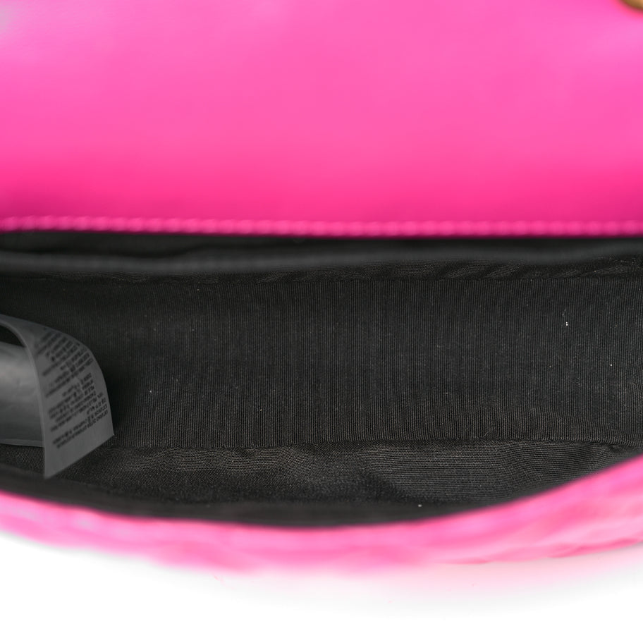 Versace Nappa Quilted Medusa Chain Crossbody Pink Image 4