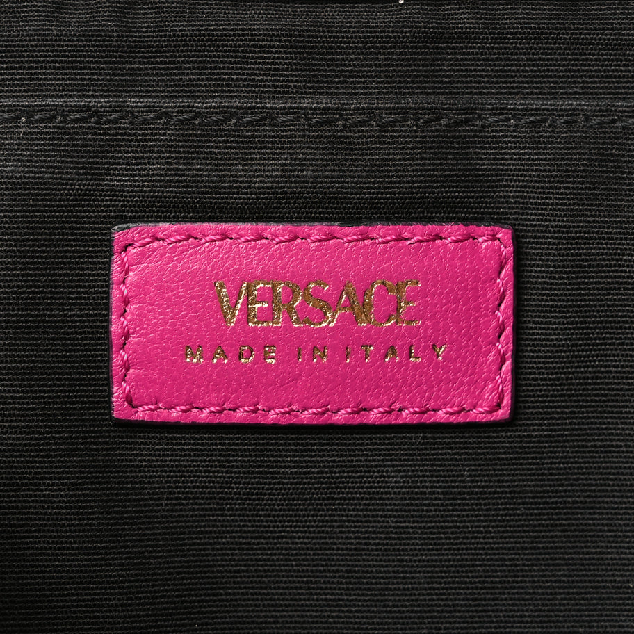 Versace Nappa Quilted Medusa Chain Crossbody Pink Image 5