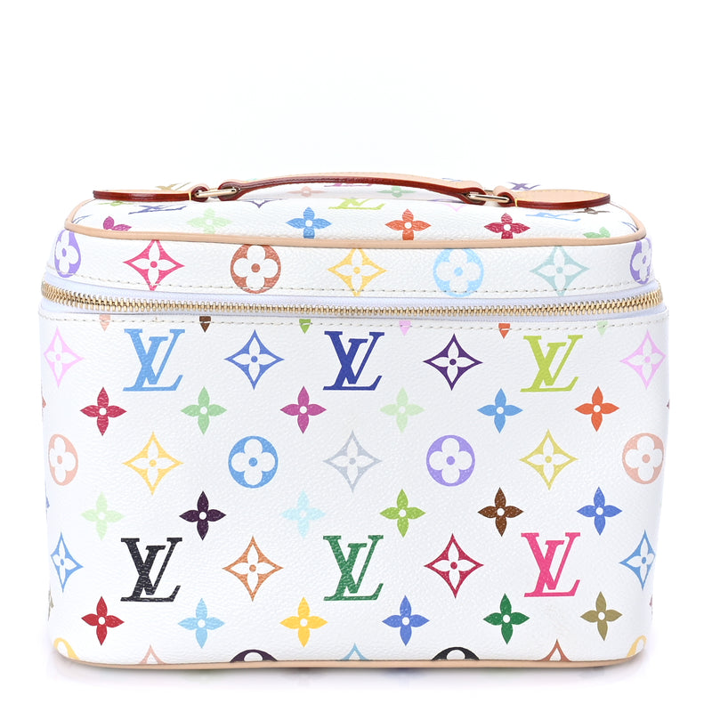  Louis Vuitton LV X TM Monogram Multicolor Nice BB  White